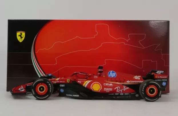 BBR Ferrari F1 Sf-24 Team Scuderia Ferrari N 16 Winner Austin Usa Gp 2024 Charles Leclerc Polyfoam Packaging 1:18 BBR241816E