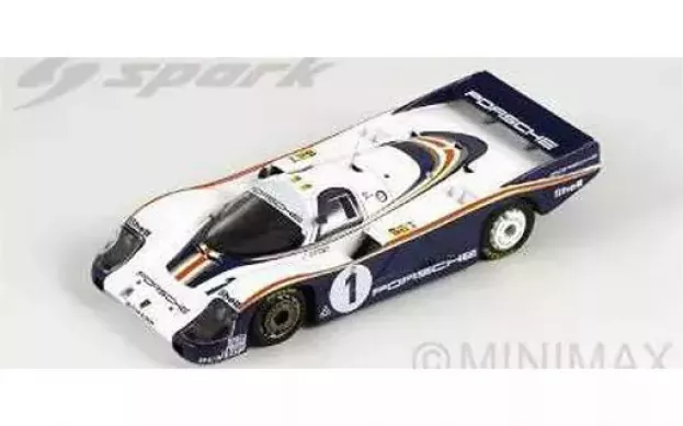 Spark Porsche 956lh 2.6l F6 Twin Turbo Team Rothmans Porsche System N 1 Winner 24h Le Mans 1982 J.ickx D.bell 1:43 43LM82