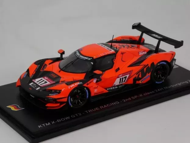 Spark Ktm X-bow Gt2 Team True Racing N 117 2nd Sp-x Class 24h Nurburgring 2022 F.stuck J.stuck M.palttala R.kofler 1:43 SG852