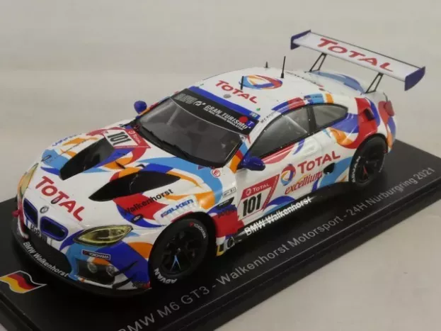 Spark Bmw 6-series M6 Gt3 Team Walkenhorst Motorsport N 101 24h Nurburgring 2021 C.krognes D.pittard B.tuck 1:43 SG761