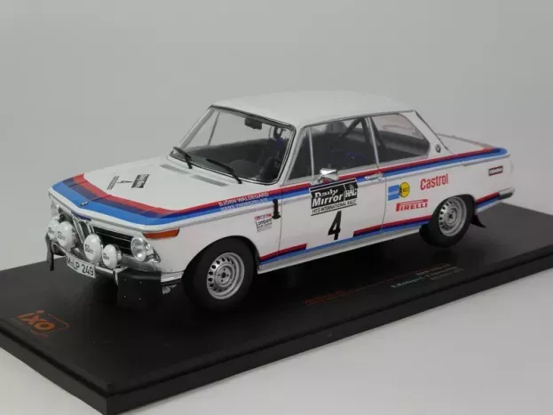IXO Models Bmw 2002 Team Bmw Motorsport night Version N 4 Rally Rac 1973 Bjorn Waldegaard Hans Thorszelius 1:18 18RMC163.22