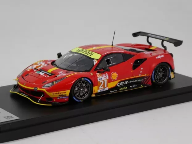 Looksmart Ferrari 488 Gte Evo 3.9l Turbo V8 Team Af Corse N 21 24h Le Mans 2023 Simon Mann Ulysse De Pauw Julien Piguet 1:43 LSLM163