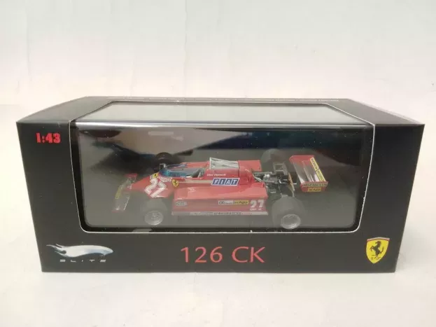 Hot Wheels Ferrari F1 126ck N 27 Winner Montecarlo Gp 1981 Gilles Villeneuve 1:43 P9945