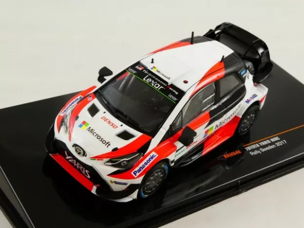 IXO Models Toyota Yaris Wrc N 10 Winner Rally Sweden 2017 J.m.latvala M.antilla + N 11 Rally Sweden 2017 J.hanninen K.lindstrom 1:43 RAM648