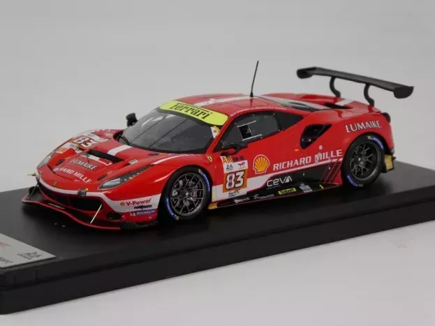 Looksmart Ferrari 488 Gte Evo 3.9l Turbo V8 Team Richard Mille Af Corse N 83 24h Le Mans 2023 Luis Perez Companc Alessio Rovera Lilou Wadoux 1:43 LSLM168