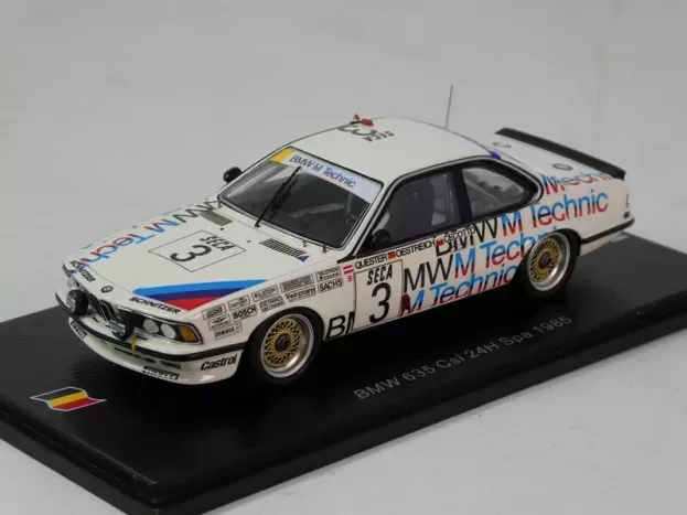 Spark Bmw 6-series 635 Csi Team Bmw Belgium N 3 24h Spa 1985 Johnny Cecotto Dieter Quester Markus Oestreich 1:43 SB660