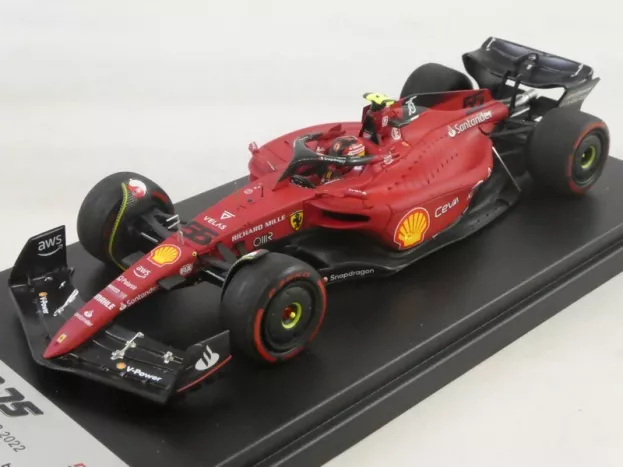 Looksmart Ferrari F1-75 Team Scuderia Ferrari N 55 2nd Bahrain Gp 2022 Carlos Sainz 1:43 LSF1042