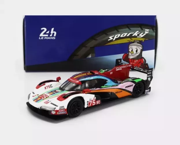 Spark Porsche 963 9rd 4.6l Turbo V8 Team Porsche Penske Motorsport N 75 24h Le Mans 2023 Felipe Nasr Mathieu Jaminet Nick Tandy 1:64 Y303