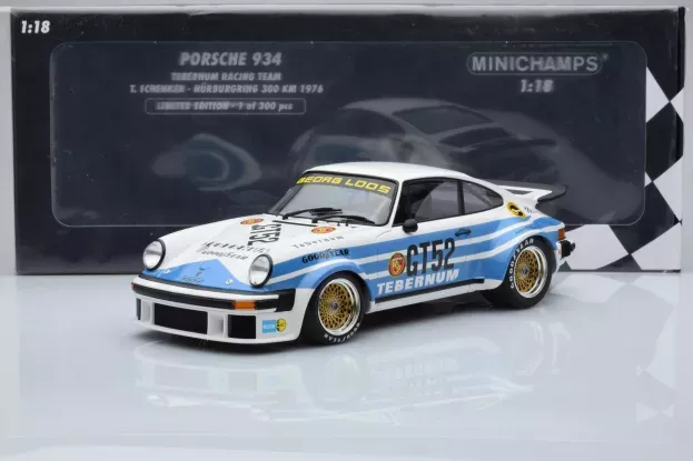 Minichamps Porsche 911 934 Team Tebernum Racing N Gt52 300km Nurburgring 1976 T.schenker 1:18 155766452