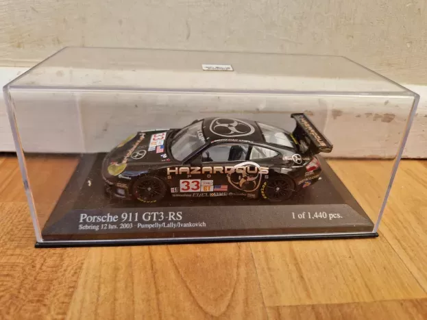 Minichamps Porsche 911 Gt3 Rs N 33 12h Sebring 2003 Spencer Pompelly Andy Lally Steven Ivankovich 1:43 400036933