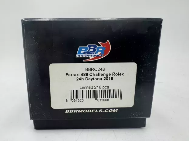 BBR Ferrari 488 Challenge N 0 Rolex 24h Daytona 2018 1:43 BBRC248