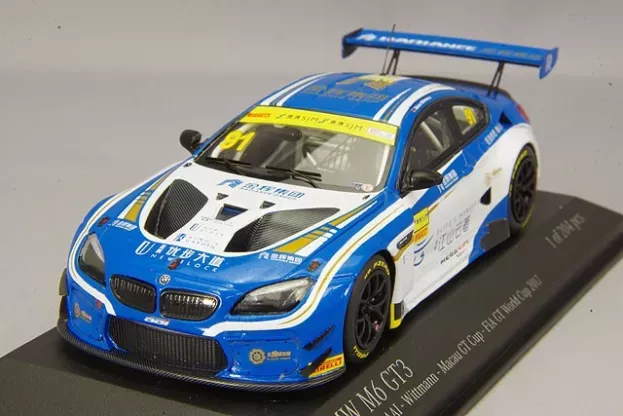 Minichamps Bmw 6-series M6 Gt3 Team Aai N 91 Macau Gt Cup Fia Gt World Cup 2017 Wittmann 1:43 437172691