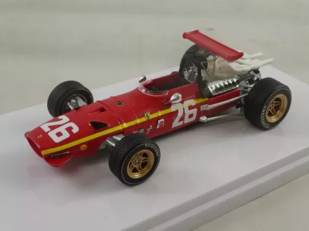 Tecnomodel Ferrari F1 312 Scuderia Ferrari N 26 Winner French Gp 1968 Jacky Ickx 1:43 TM43-18A