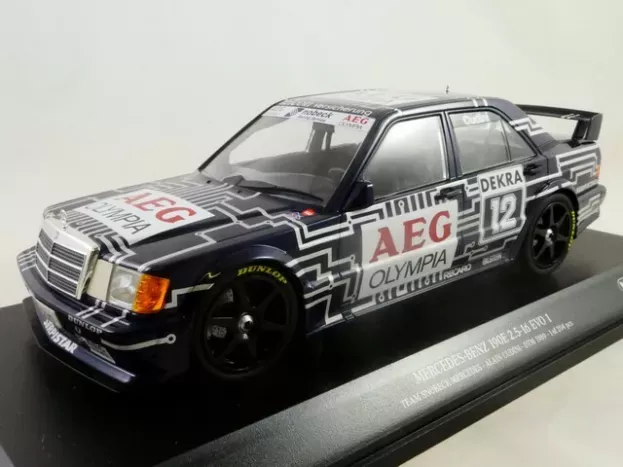 Minichamps Mercedes 190e 2.5 16v Evo I Team Snobeck N 12 Dtm Season 1989 Alain Cudini 1:18 155893612