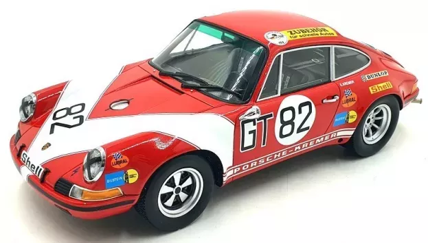 Minichamps Porsche 911 S Team Kremer Racing N 82 Winner Class 1000km Adac 1971 Kremer Neuhaus 1:18 107716882