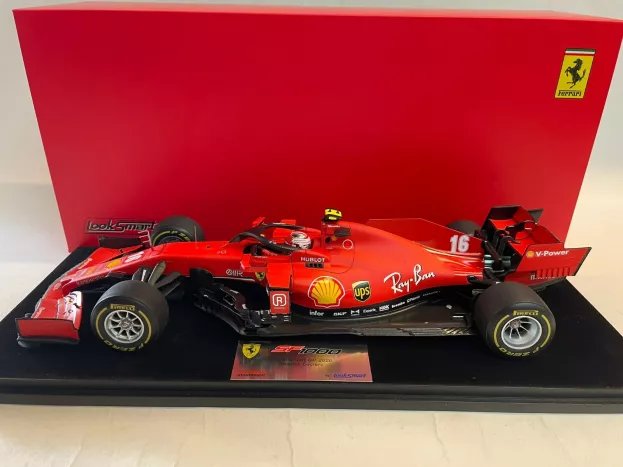 Looksmart Ferrari F1 Sf1000 Team Scuderia Ferrari Mission Winnow N 16 2nd Austrian Gp 2020 Charles Leclerc Con Vetrina With Showcase 1:18 LS18F1029