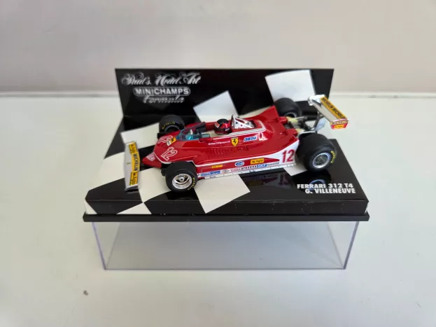 Minichamps Ferrari F1 312t4 N 12 Season 1979 G.villeneuve 1:43 430797312