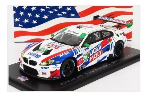 Spark Bmw 6-series M6 Gt3 Team Turner Motorsport Liqui Moly N 96 24h Daytona 2020 J.klingmann D.machavern B.auberlen R.foley 1:43 US128