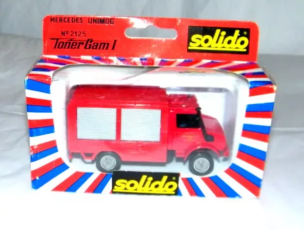 Solido Mercedes Unimog Truck Pump Fire Engine 1988 1:50 2125
