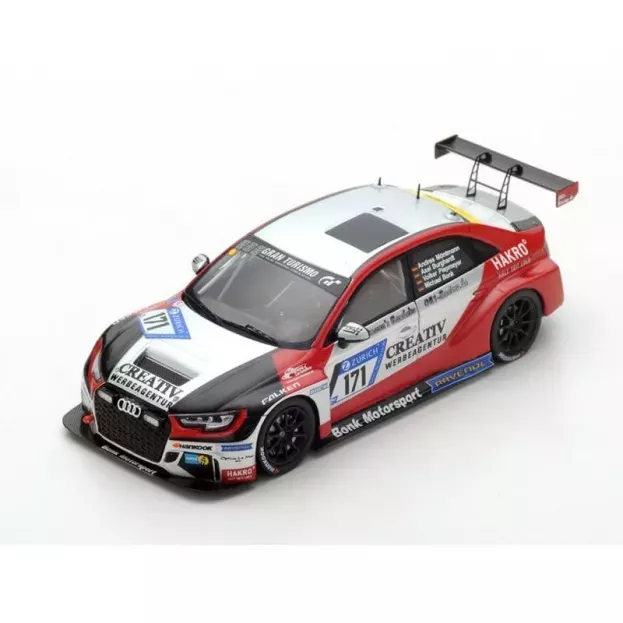Spark Audi A3 Rs3 Lms Team Bonk Motorsport N 171 Nurburgring 2017 M.bonk V.piepmeyer A.burghardt A.montmann 1:43 SG304