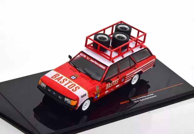IXO Models Ford Granada Mkii Torneo Team Bastos Rally Assistance 1981 1:43 RAC327X
