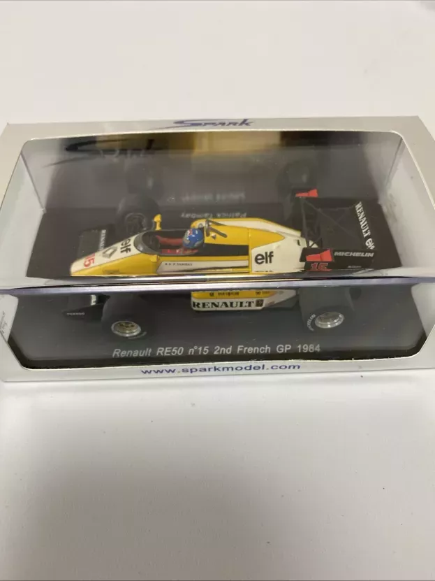 Spark Renault F1 Re50 N 15 2nd French Gp 1984 Patrick Tambay 1:43 S1708