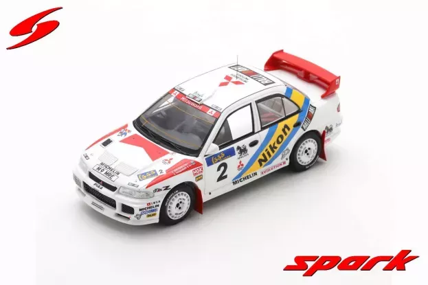 Spark Mitsubishi Lancer Evolution Mkiii N 2 Winner Rally Hong Kong Beijing 1995 K.eriksson S.parmander 1:43 S6507