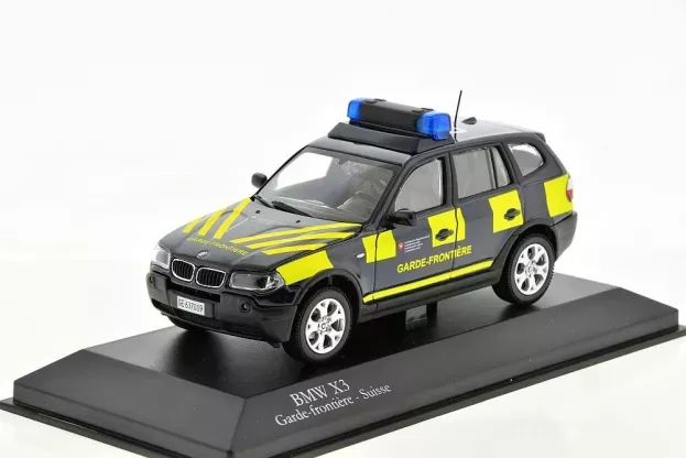 Kyosho Bmw X3 Garde Frontiere Suisse french Version 1:43 03522FR