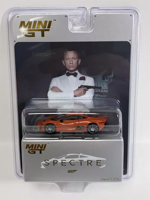Mini GT Jaguar C-x75 2015 007 James Bond Spectre English Blister Packaging 1:64 MGT00903-007E