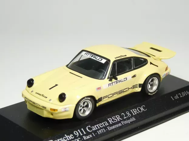 Minichamps Porsche 911 Rsr 2.8 Iroc N 1 Riverside Race 1 1973 Emerson Fittipaldi 1:43 400736301