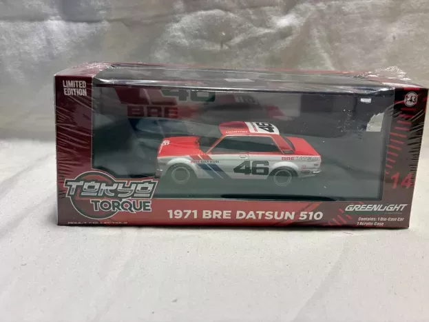 Greenlight Datsun 510 Brock Racing N 46 Tokyo Torque 1971 1:43 86335