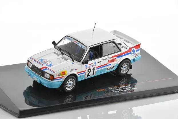 IXO Models Skoda 130lr N 21 Rally Acropolis 1986 Ladislav Krecek Borivoj Motl 1:43 RAC287