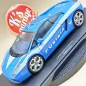 AUTOart 1/18 Lamborghini Gallardo Police Car Polizia Blue White 74576 diecast