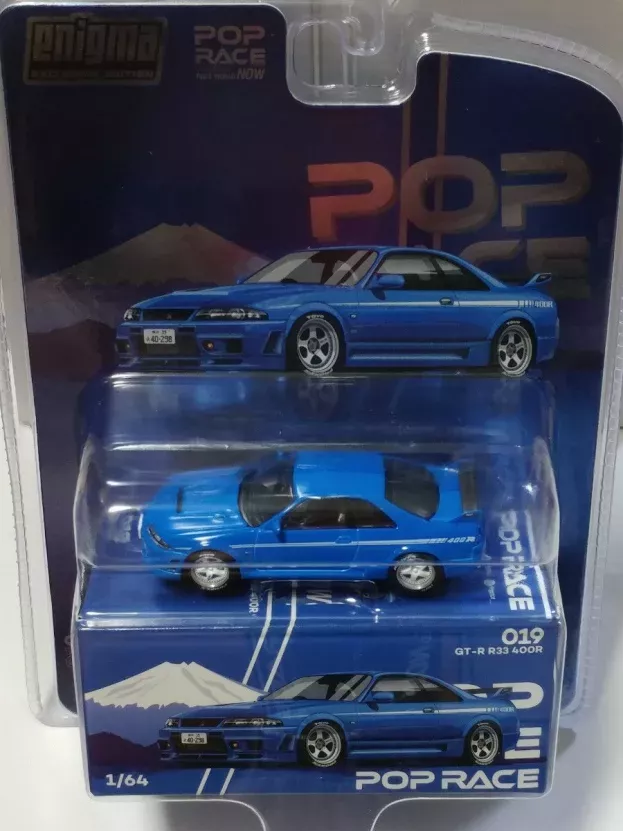 Pop Race Nissan Skyline Gt-r r33 Nismo 400r Coupe 1993 1:64 PRE019