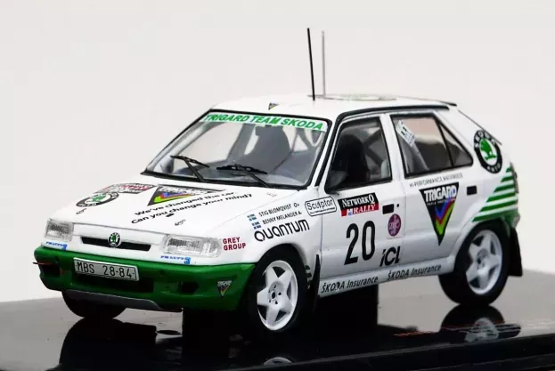 IXO Models Skoda Felicia Kit Car N 20 Rally Rac Lombard 1995 S.blomquist B.melander 1:43 RAC363