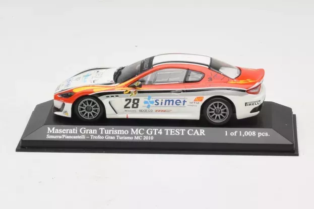 Minichamps Maserati Granturismo Mc Gt4 Coupe N 28 Trofeo Granturismo Mc 2010 Smurra 1:43 400101228