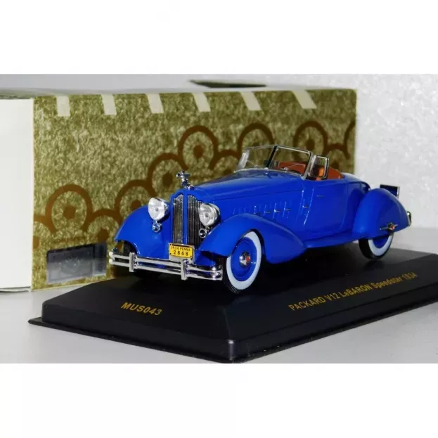 IXO Models Packard V12 Lebaron Speedster Cabriolet 1934 1:43 MUS043