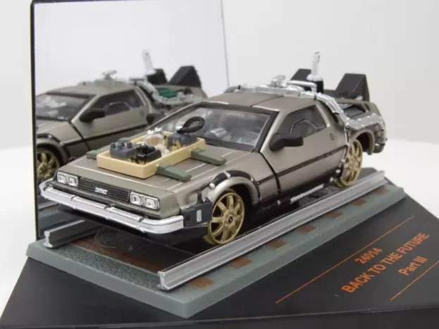 Vitesse De Lorean Time Machine Ritorno Al Futuro 3 Back To The Future 3 railway Su Ferrovia 1:43 24014