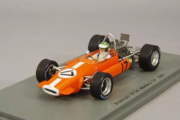 Spark Brabham F1 Bt24 N 17 Monaco Gp 1969 Silvio Moser 1:43 S5267