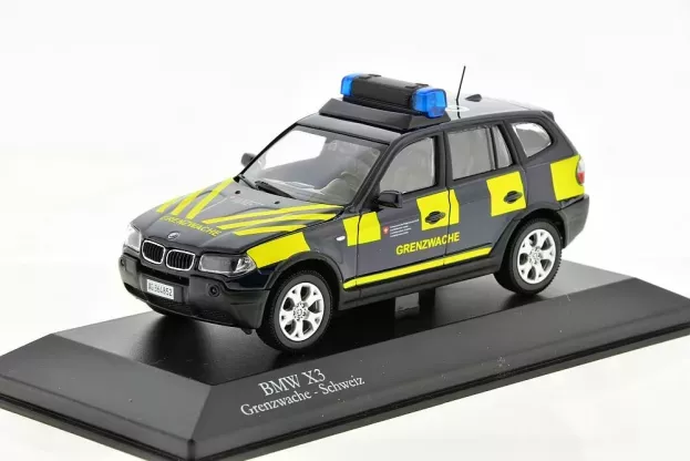 Kyosho Bmw X3 Grenzwache Schweiz german Version 1:43 03522GE