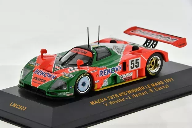 IXO Models Mazda 787b Renown Charge N 55 Winner 24h Le Mans 1991 B.gachot J.herbert V.weidler 1:43 LMC023