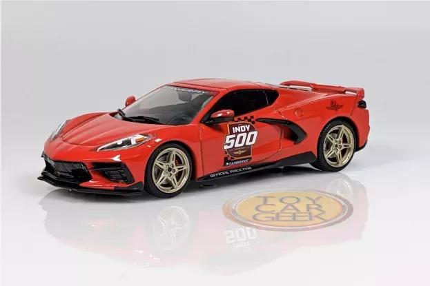 Greenlight Chevrolet Corvette C8 Offical Pace Car Indianapolis 500 Mile Race 2020 1:43 86622