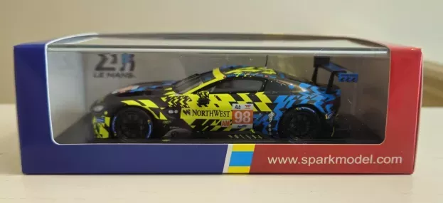 Spark Aston Martin Vantage Amr 4.0l Turbo V8 Team Northwest Amr 3rd Lmgte Am Class N 98 24h Le Mans 2022 P.dalla Lana D.pittard N.thiim 1:43 S8655
