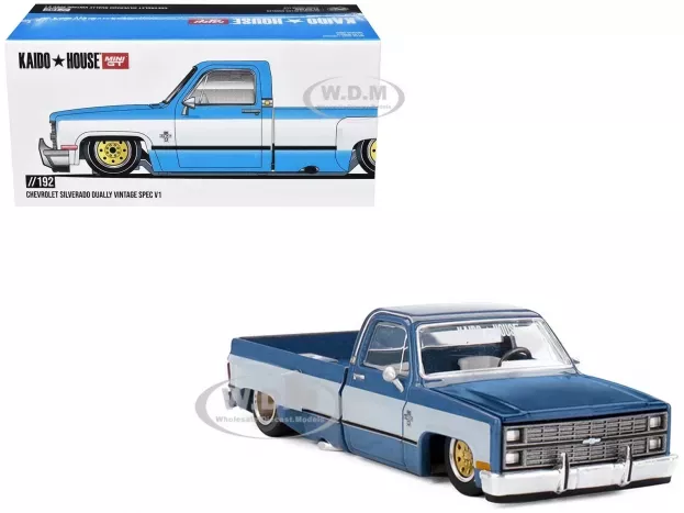 Mini GT Chevrolet Silverado Pick-up Dually N 0 Kaido House Vintage Spec V1 1980 1:64 KHMG192