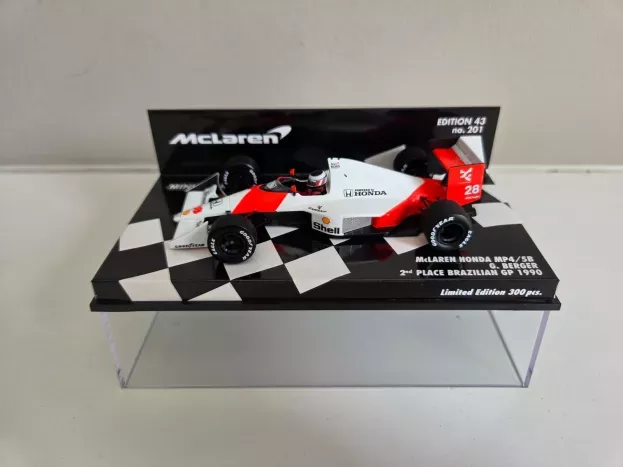 Minichamps Mclaren F1 Mp4 5b Honda V10 N 28 2nd Brazialian Gp 1990 G.berger 1:43 537904328