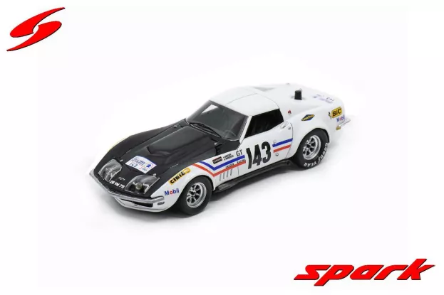 Spark Chevrolet Corvette C3 N 143 2nd Tour De France Automobile 1969 H.greder A.vigneron 1:43 SF284