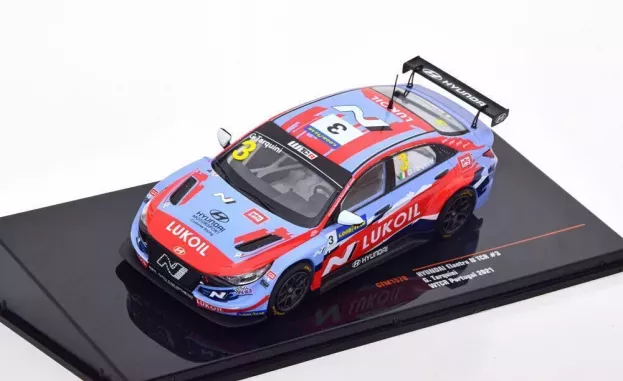 IXO Models Hyundai Elantra N Tcr Team Lukoil N 3 Wtcr Portugal 2021 G.tarquini 1:43 GTM157B