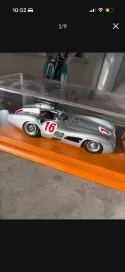1/18 cmc modell m-057 mercedes-benz w196r strealiner 1954 w/ Shadow box