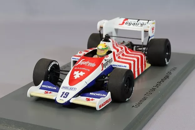 Spark Toleman F1 Tg184 N 19 3rd Portugal Gp 1984 Ayrton Senna 1:43 S2784