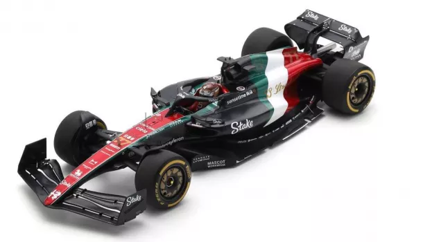 Spark Alfa Romeo F1 C43 Team Stake N 77 Monza Italy Gp 2023 Valtteri Bottas 1:18 18S970